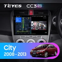 Штатна магнітола Teyes CC3 2k 3+32 Gb Honda City 2008-2013 10"