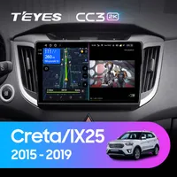 Штатна магнітола Teyes CC3 2k 3+32 Gb Hyundai Creta IX25 2015-2019 10"
