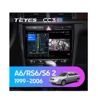 Штатна магнітола Teyes CC3 2k 4+32 Gb Audi A6 2 1997-2004, S6 2 1999-2004, RS6 1 2002-2006