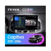 Штатна магнітола Teyes CC3 2k 4+32 Gb Chevrolet Captiva 1 2011-2016 10"