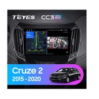 Штатна магнітола Teyes CC3 2k 4+32 Gb Chevrolet Cruze 2 2015-2020
