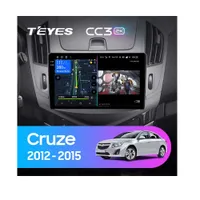Штатна магнітола Teyes CC3 2k 4+32 Gb Chevrolet Cruze J300 J308 2012-2015