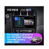 Штатна магнітола Teyes CC3 2k 4+32 Gb Dodge Caravan 4, Chrysler Voyager RG RS, Town&Country RS 2000-2007 (B) 10"