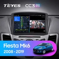 Штатна магнітола Teyes CC3 2k 4+32 Gb Ford Fiesta Mk6 (F1) 2009-2018