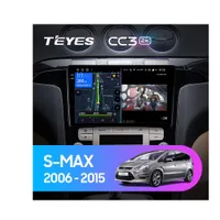 Штатна магнітола Teyes CC3 2k 4+32 Gb Ford S-MAX 1 2006-2015 (F1)