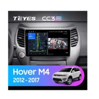 Штатна магнітола Teyes CC3 2k 4+32 Gb Great Wall Hover M4 1 2012-2017 10"