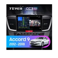 Штатна магнітола Teyes CC3 2k 4+32 Gb Honda Accord 9 CR 2012-2018 10"