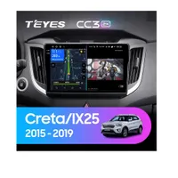 Штатна магнітола Teyes CC3 2k 4+32 Gb Hyundai Creta IX25 2015-2019 10"