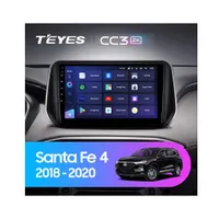Штатна магнітола Teyes CC3 2k 4+32 Gb Hyundai Santa Fe 4 (ZYJ) 2018-2020 10"