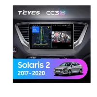 Штатна магнітола Teyes CC3 2k 4+32 Gb Hyundai Solaris 2 2017-2020 (A)