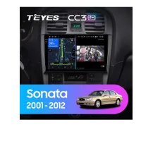 Штатная магнитола Teyes CC3 2k 4+32 Gb Hyundai Sonata EF 2001-2012