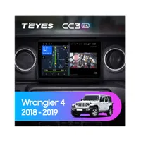 Штатна магнітола Teyes CC3 2k 4+32 Gb Jeep Wrangler 4 JL 2018-2019 10"