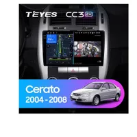 Штатна магнітола Teyes CC3 2k 4+32 Gb Kia Cerato 1 LD 2004-2008 (A)