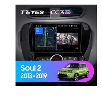Штатна магнітола Teyes CC3 2k 4+32 Gb Kia Soul 2 PS 2013-2019 (A)