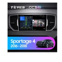 Штатна магнітола Teyes CC3 2k 4+32 Gb Kia Sportage 4 QL (KX5) 2016-2018 (B)