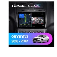 Штатна магнітола Teyes CC3 2k 4+32 Gb LADA Granta Cross 2018-2019