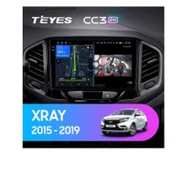 Штатна магнітола Teyes CC3 2k 4+32 Gb LADA Xray 2015-2019