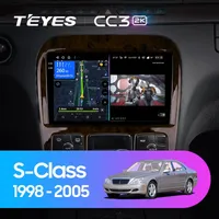 Штатная магнитола Teyes CC3 2k 4+32 Gb Mercedes-Benz S-Class W220 VV220 1998-2005
