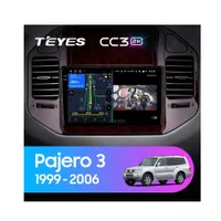 Штатна магнітола Teyes CC3 2k 4+32 Gb Mitsubishi Pajero 3 V70 V60 1999-2006 (BLACK)