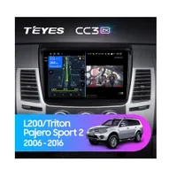 Штатная магнитола Teyes CC3 2k 4+32 Gb Mitsubishi Pajero Sport 2 L200 Triton 2008-2016 (CAN BUS)