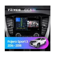 Штатная магнитола Teyes CC3 2k 4+32 Gb Mitsubishi Pajero Sport 3 2016-2018