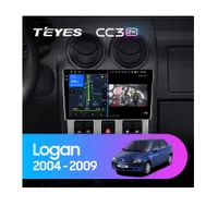 Штатна магнітола Teyes CC3 2k 4+32 Gb Renault Logan 1 2004-2009