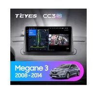 Штатна магнітола Teyes CC3 2k 4+32 Gb Renault Megane 3 2008-2014 (одна коса)