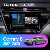 Штатна магнітола Teyes CC3 2k 4+32 Gb Toyota Camry 8 XV 70 2017-2020 (B) 10"