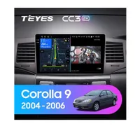 Штатна магнітола Teyes CC3 2k 4+32 Gb Toyota Corolla 9 E120 2004-2006