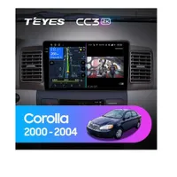 Штатная магнитола Teyes CC3 2k 4+32 Gb Toyota Corolla E130 E120 2000-2004 (B)