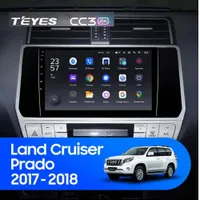 Штатная магнитола Teyes CC3 2k 4+32 Gb Toyota Land Cruiser Prado 150 2017-2018