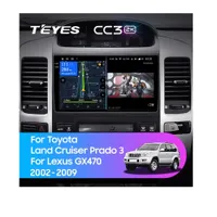 Штатна магнітола Teyes CC3 2k 4+32 Gb Toyota Land Cruiser Prado 3 J120 2004-2009 (A)