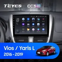 Штатна магнітола Teyes CC3 2k 4+32 Gb Toyota Vios, Yaris L 2016-2019 10"