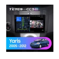 Штатная магнитола Teyes CC3 2k 4+32 Gb Toyota Yaris XP90 2005-2012