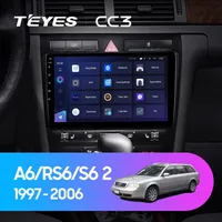 Штатна магнітола Teyes CC3 2k 4+64 Gb Audi A6 2 1997-2004, S6 2 1999-2004, RS6 1 2002-2006