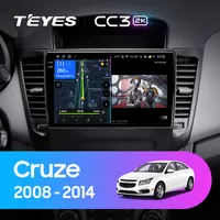 Штатна магнітола Teyes CC3 2k 4+64 Gb Chevrolet Cruze J300 2008-2014