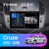 Штатная магнитола Teyes CC3 2k 4+64 Gb Chevrolet Cruze J300 J308 2012-2015