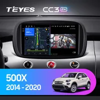 Штатна магнітола Teyes CC3 2k 4+64 Gb Fiat 500X 2014-2020