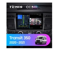 Штатна магнітола Teyes CC3 2k 4+64 Gb Ford Transit 350 (1 Din) 2020-2021 10"