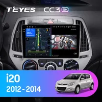 Штатна магнітола Teyes CC3 2k 4+64 Gb Hyundai i20 2 2012-2014
