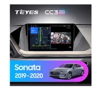 Штатная магнитола Teyes CC3 2k 4+64 Gb Hyundai Sonata DN8 (1 Din) 2019-2020