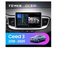 Штатна магнітола Teyes CC3 2k 4+64 Gb Kia Cerato 4 (1 Din) 2018-2020