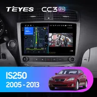 Штатная магнитола Teyes CC3 2k 4+64 Gb Lexus IS250 XE20 2005-2013