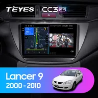 Штатная магнитола Teyes CC3 2k 4+64 Gb Mitsubishi Lancer 9 CS 2000-2010