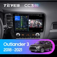 Штатная магнитола Teyes CC3 2k 4+64 Gb Mitsubishi Outlander 3 GF0W GF0W GG0W 2018-2021 (A)