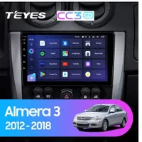 Штатна магнітола Teyes CC3 2k 4+64 Gb Nissan Almera 3 G15 (1 Din) 2012-2018