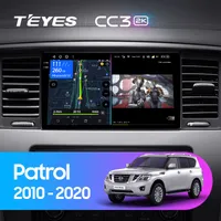 Штатная магнитола Teyes CC3 2k 4+64 Gb Nissan Patrol Y62 2010-2020