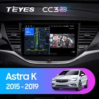 Штатная магнитола Teyes CC3 2k 4+64 Gb Opel Astra K 2015-2019