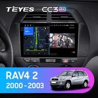 Штатна магнітола Teyes CC3 2k 4+64 Gb Toyota RAV4 2 CA20 CA20W XA20 2000-2003