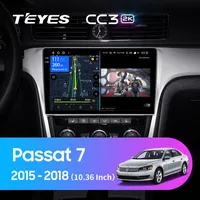 Штатная магнитола Teyes CC3 2k 4+64 Gb Volkswagen Passat 7 B7 NMS 2015-2018 (F1)